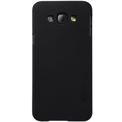 Пластиковый чехол с пленкой Nillkin Super Frosted Shield Black для Samsung Galaxy A8 - фото 1 - id-p48810730