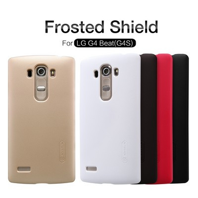 Пластиковый чехол с пленкой Nillkin Super Frosted Shield White для LG G4s H736 - фото 4 - id-p48810732