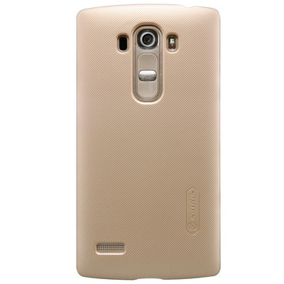 Пластиковый чехол с пленкой Nillkin Super Frosted Shield Gold для LG G4s H736 - фото 1 - id-p48810733