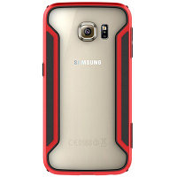 Пластиковый бампер Nillkin Armor-Border series Red для Samsung G925F Galaxy S6 Edge