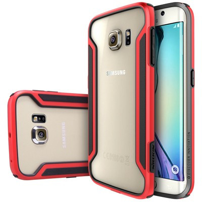 Пластиковый бампер Nillkin Armor-Border series Red для Samsung G925F Galaxy S6 Edge - фото 3 - id-p48810896