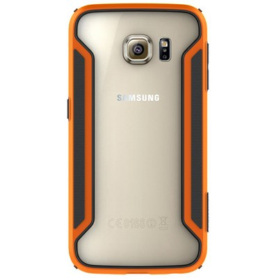 Пластиковый бампер Nillkin Armor-Border series Orange для Samsung G925F Galaxy S6 Edge - фото 1 - id-p48810897