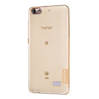 Силиконовый чехол Nillkin Nature TPU Case Brown для Huawei Honor 4C