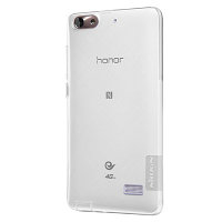 Силиконовый чехол Nillkin Nature TPU Case Grey для Huawei Honor 4C