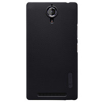 Пластиковый чехол с пленкой Nillkin Super Frosted Shield Black для Lenovo P90