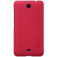 Пластиковый чехол с пленкой Nillkin Super Frosted Shield Red для Microsoft Lumia 430