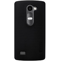 Пластиковый чехол с пленкой Nillkin Super Frosted Shield Black для LG Leon H324