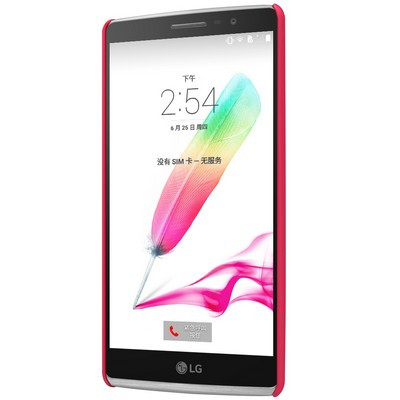 Пластиковый чехол с пленкой Nillkin Super Frosted Shield Red для LG G4 Stylus - фото 2 - id-p48811062