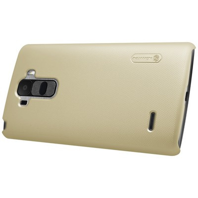 Пластиковый чехол с пленкой Nillkin Super Frosted Shield Gold для LG G4 Stylus - фото 2 - id-p48811063