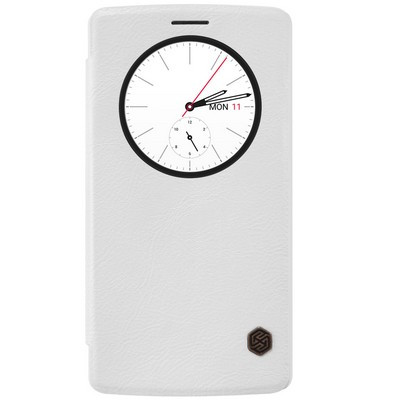 Кожаный чехол Nillkin Qin Leather Case White для LG G4 - фото 1 - id-p48811094