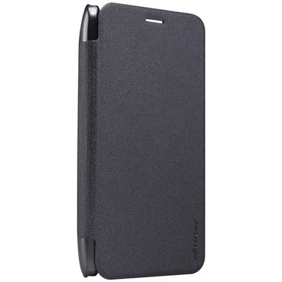 Полиуретановый чехол Nillkin Sparkle Leather Case Black для Asus ZenFone 2 ZE500CL - фото 3 - id-p48811150