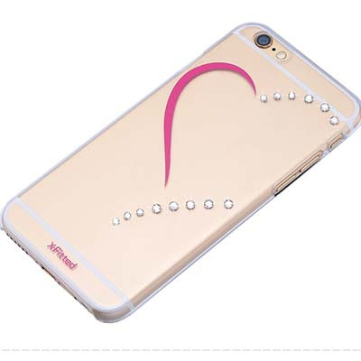 Пластиковый чехол X-Fitted Crystal Hardness Heart для Apple iPhone 6/6s - фото 2 - id-p48811184