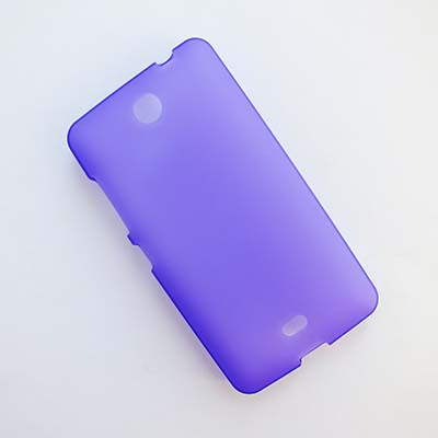 Силиконовый чехол Becolor Purple Mat для Microsoft Lumia 430 - фото 1 - id-p48811497