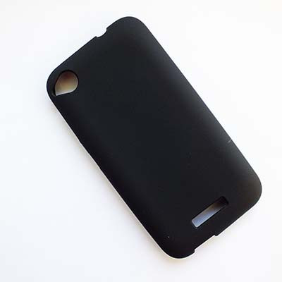 Силиконовый чехол Becolor Black Mat для HTC Desire 320 - фото 1 - id-p48811506