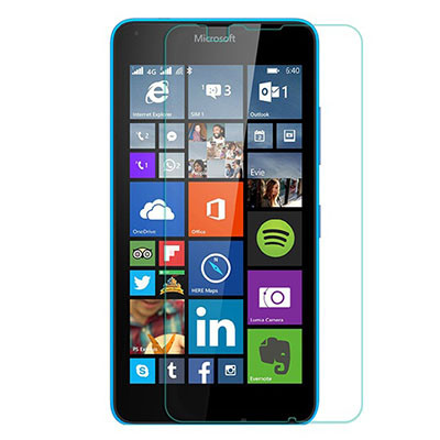 Противоударное защитное стекло Ainy Tempered Glass Protector 0.33mm для Microsoft Lumia 640 - фото 1 - id-p48811541