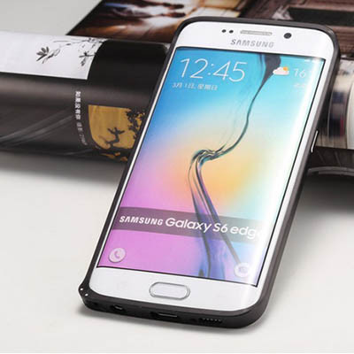 Металлический бампер Aluminium Case Black для Samsung G925F Galaxy S6 Edge - фото 1 - id-p48811569