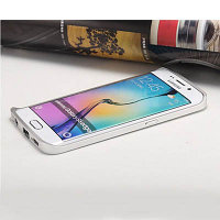 Металлический бампер Aluminium Case Silver для Samsung G925F Galaxy S6 Edge