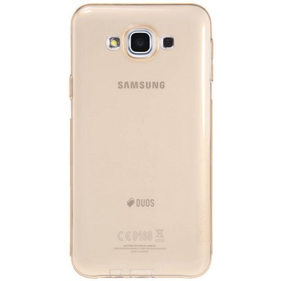 Силиконовый чехол Nillkin Nature TPU Case Brown для Samsung Galaxy E7 - фото 1 - id-p48811667