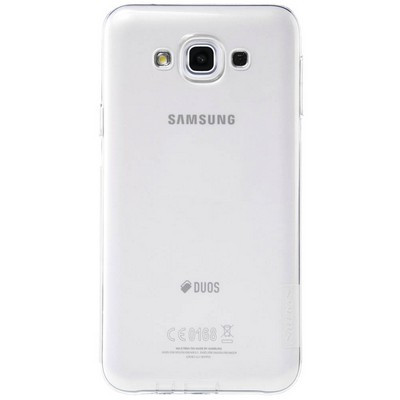 Силиконовый чехол Nillkin Nature TPU Case White для Samsung Galaxy E7 - фото 1 - id-p48811668