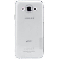 Силиконовый чехол Nillkin Nature TPU Case Grey для Samsung Galaxy E5