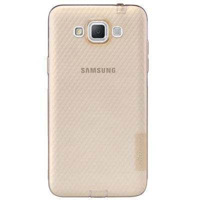 Силиконовый чехол Nillkin Nature TPU Case Brown для Samsung G720 Galaxy Grand Max - фото 1 - id-p48811676