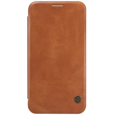 Кожаный чехол Nillkin Qin Leather Case Brown для Samsung Galaxy E7 - фото 1 - id-p48811705