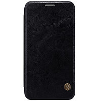 Кожаный чехол Nillkin Qin Leather Case Black для Samsung Galaxy E7