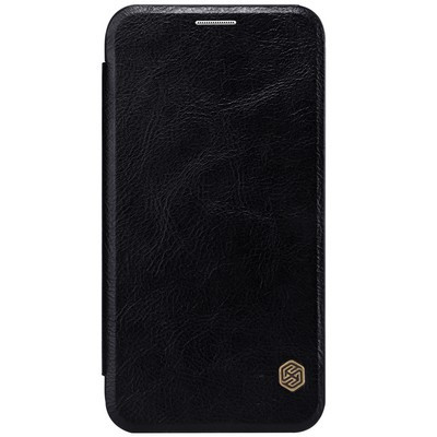 Кожаный чехол Nillkin Qin Leather Case Black для Samsung Galaxy E7 - фото 1 - id-p48811706