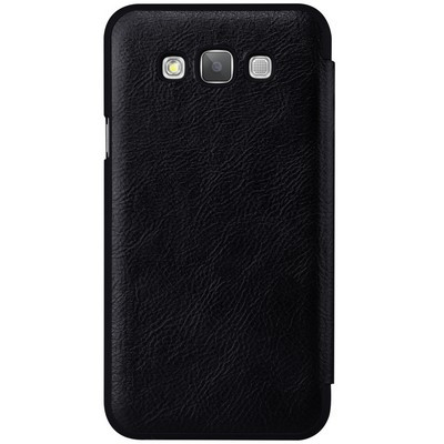 Кожаный чехол Nillkin Qin Leather Case Black для Samsung Galaxy E7 - фото 2 - id-p48811706