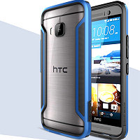 Пластиковый бампер Nillkin Armor-Border series Blue для HTC One M9
