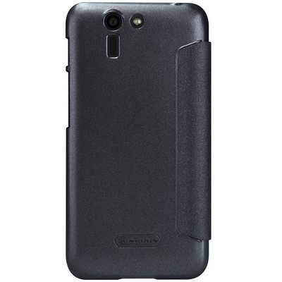 Полиуретановый чехол Nillkin Sparkle Leather Case Black для Asus Padfone S - фото 2 - id-p48811746