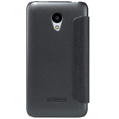 Полиуретановый чехол Nillkin Sparkle Leather Case Black для Meizu Charm Blue M1 - фото 3 - id-p48811750