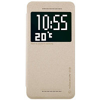Полиуретановый чехол Nillkin Sparkle Leather Case Gold для HTC Desire 826