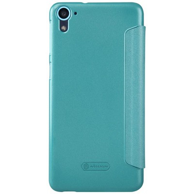 Полиуретановый чехол Nillkin Sparkle Leather Case Blue для HTC Desire 826 - фото 2 - id-p48811762
