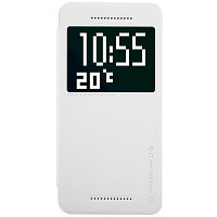 Полиуретановый чехол Nillkin Sparkle Leather Case White для HTC Desire 826