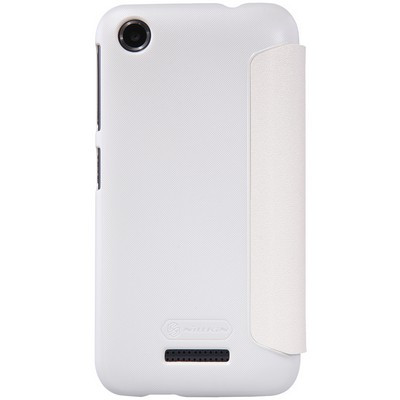 Полиуретановый чехол книга Nillkin Sparkle Case White для HTC Desire 320 - фото 2 - id-p48811767
