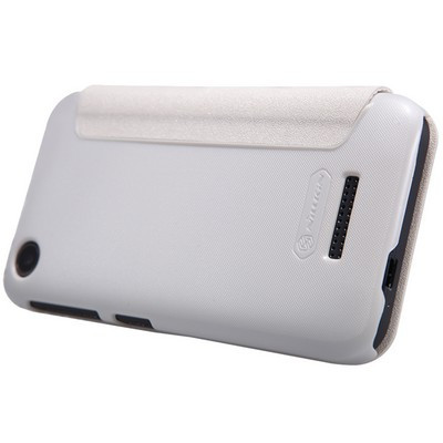 Полиуретановый чехол книга Nillkin Sparkle Case White для HTC Desire 320 - фото 3 - id-p48811767