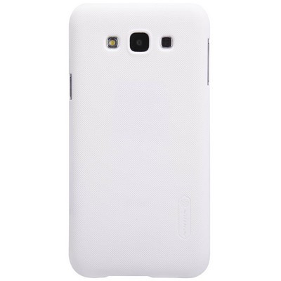 Пластиковый чехол с пленкой Nillkin Super Frosted Shield White для Samsung Galaxy E7 - фото 1 - id-p48811832
