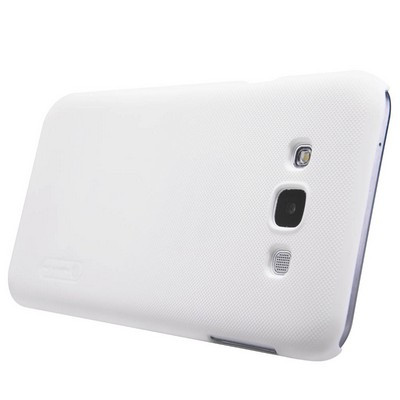 Пластиковый чехол с пленкой Nillkin Super Frosted Shield White для Samsung Galaxy E7 - фото 2 - id-p48811832