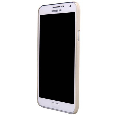 Пластиковый чехол с пленкой Nillkin Super Frosted Shield Gold для Samsung Galaxy E7 - фото 2 - id-p48811833