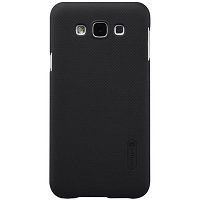 Пластиковый чехол с пленкой Nillkin Super Frosted Shield Black для Samsung Galaxy E7