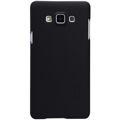 Пластиковый чехол с пленкой Nillkin Super Frosted Shield Black для Samsung Galaxy A7 - фото 1 - id-p48811838