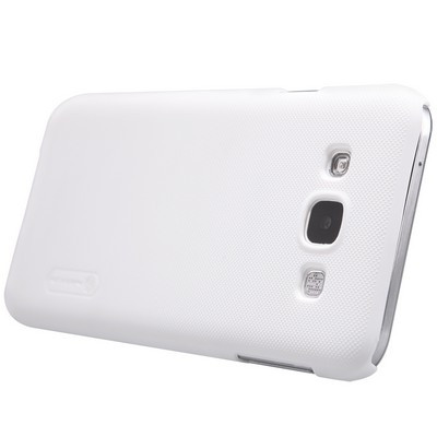 Пластиковый чехол с пленкой Nillkin Super Frosted Shield White для Samsung Galaxy E5 - фото 3 - id-p48811843