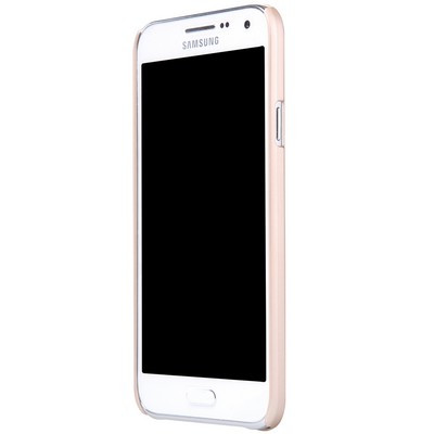 Пластиковый чехол с пленкой Nillkin Super Frosted Shield Gold для Samsung Galaxy E5 - фото 2 - id-p48811844