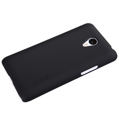 Пластиковый чехол с пленкой Nillkin Super Frosted Shield Black для Meizu M1 Note - фото 2 - id-p48811851