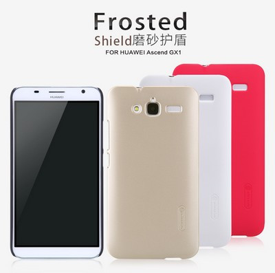 Пластиковый чехол с пленкой Nillkin Super Frosted Shield White для Huawei Ascend GX1 - фото 4 - id-p48811866