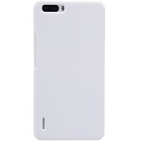 Пластиковый чехол с пленкой Nillkin Super Frosted Shield White для Huawei Honor 6 Plus