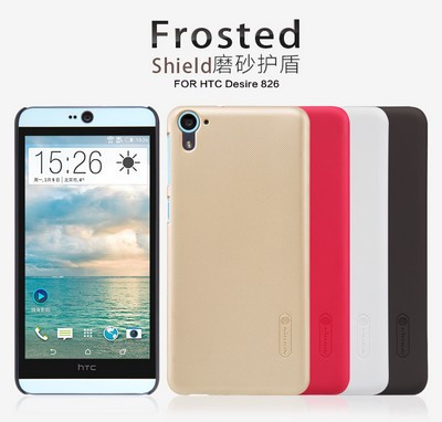 Пластиковый чехол с пленкой Nillkin Super Frosted Shield Red для HTC Desire 826 - фото 4 - id-p48811879