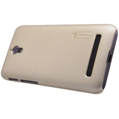Пластиковый чехол с пленкой Nillkin Super Frosted Shield Gold для Asus Zenfone C 451CG - фото 3 - id-p48811888