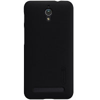 Пластиковый чехол с пленкой Nillkin Super Frosted Shield Black для Asus Zenfone C 451CG